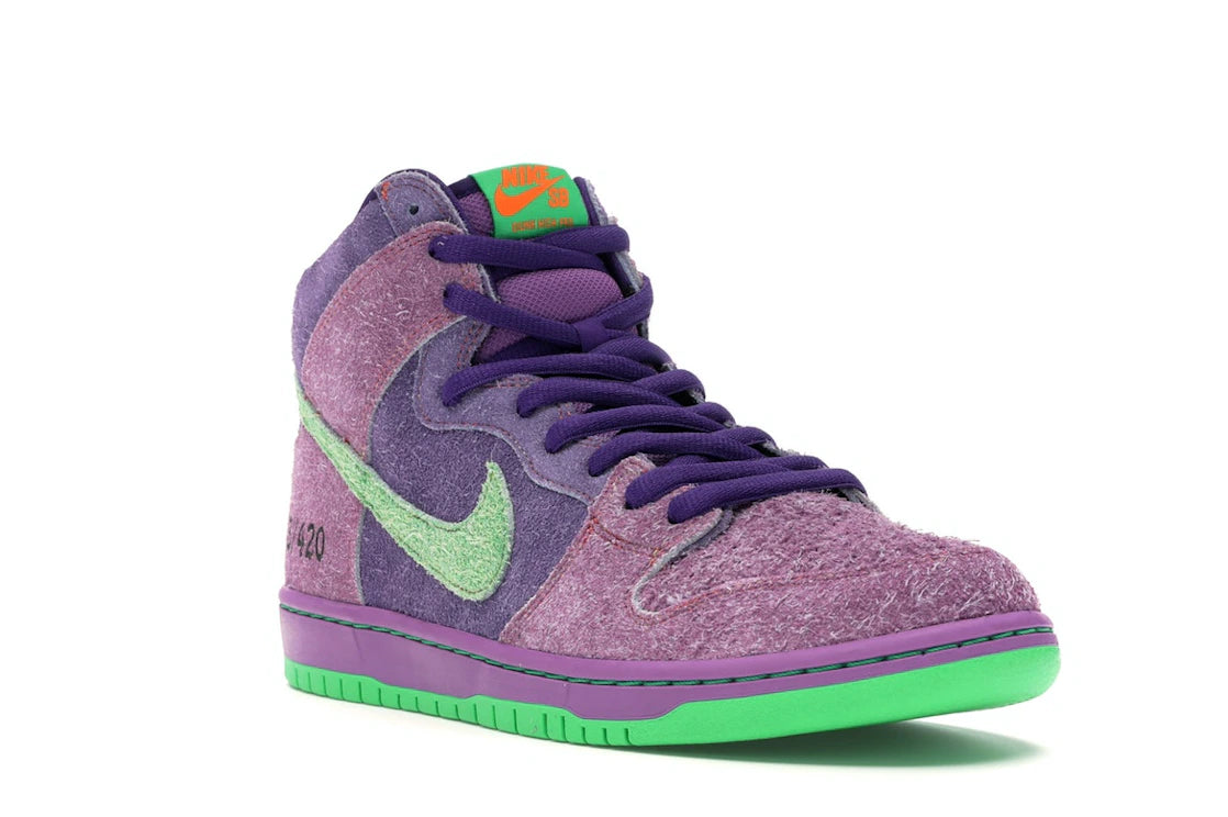 Nike SB Dunk High 420 Reverse Skunk (Special Box) - vue secondaire A