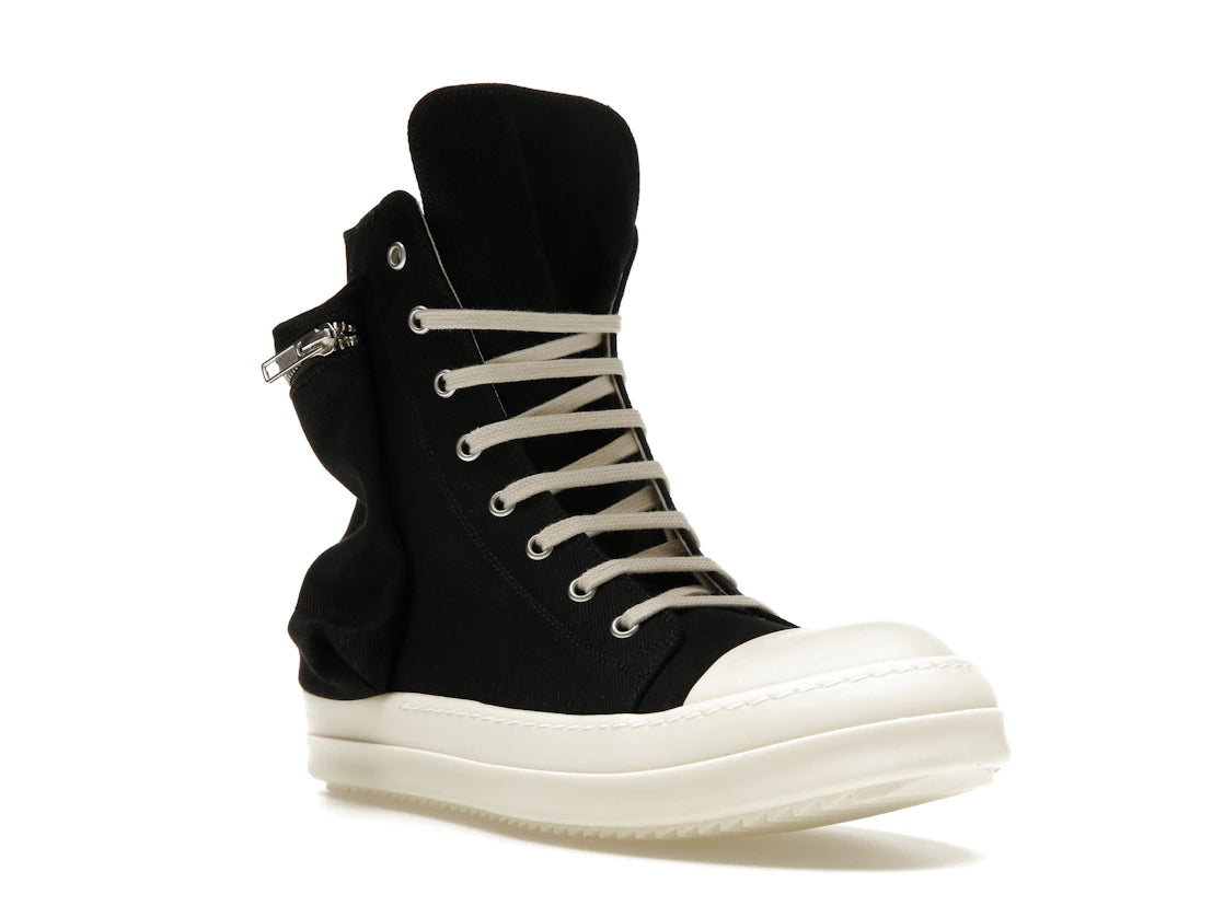 Rick Owens DRKSHDW Luxor Cargo High Black Milk - vue secondaire A