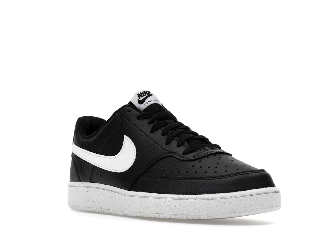 Nike Court Vision Low Next Nature Black White - vue secondaire A