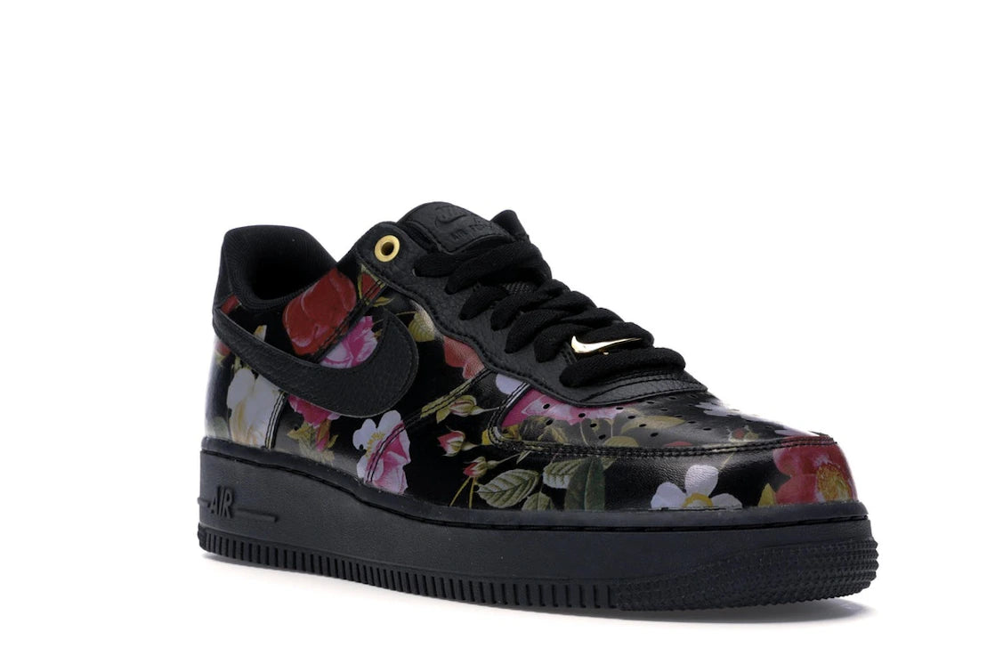 Nike Air Force 1 Low Black Floral (Women's) - vue secondaire A