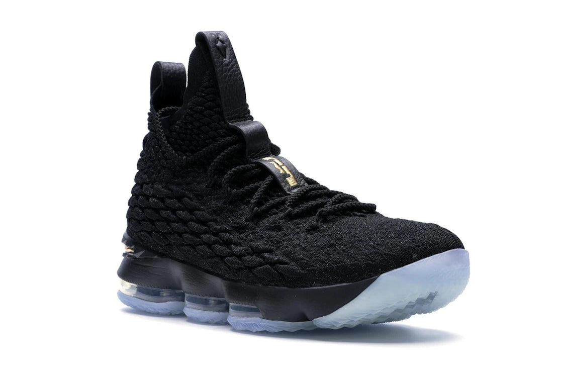 Nike LeBron 15 Black Gold - vue secondaire A