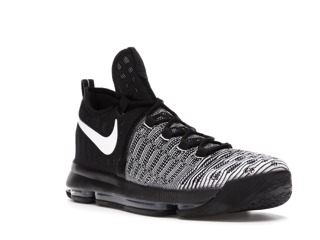 Nike KD 9 Black White - vue secondaire A