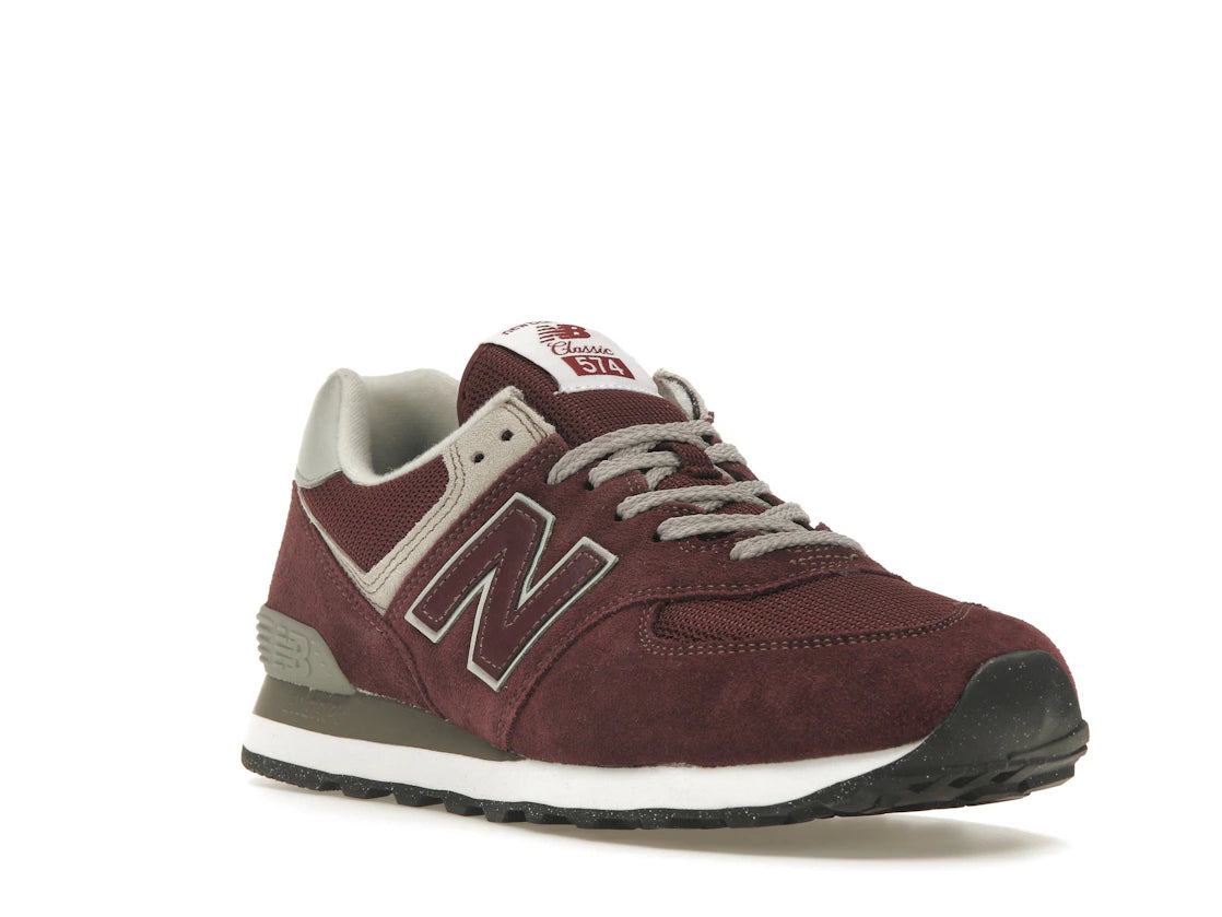 New Balance 574 Burgundy White - vue secondaire A