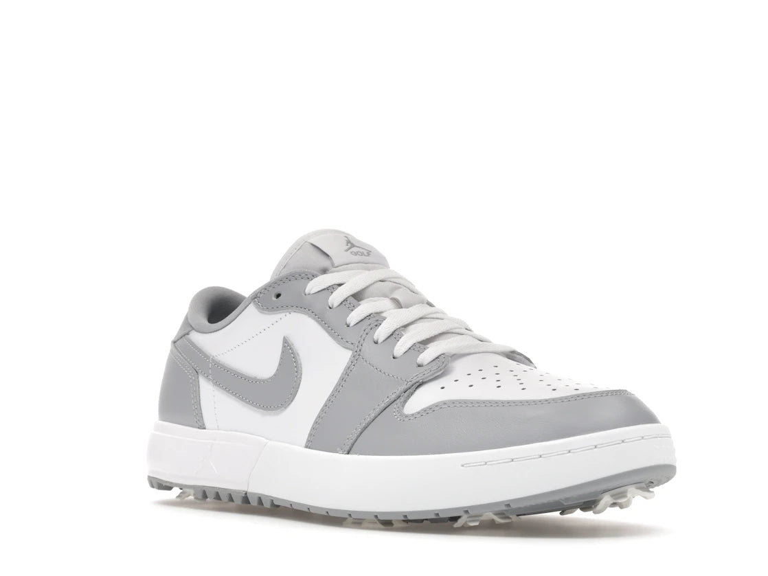 Jordan 1 Low Golf Spiked Wolf Grey White - vue secondaire A
