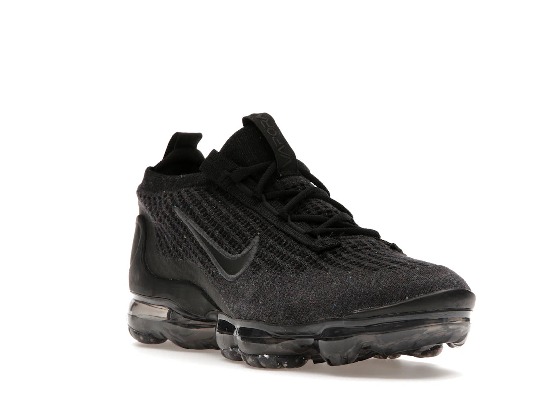 Nike Air VaporMax 2021 FK Triple Black (GS) - vue secondaire A