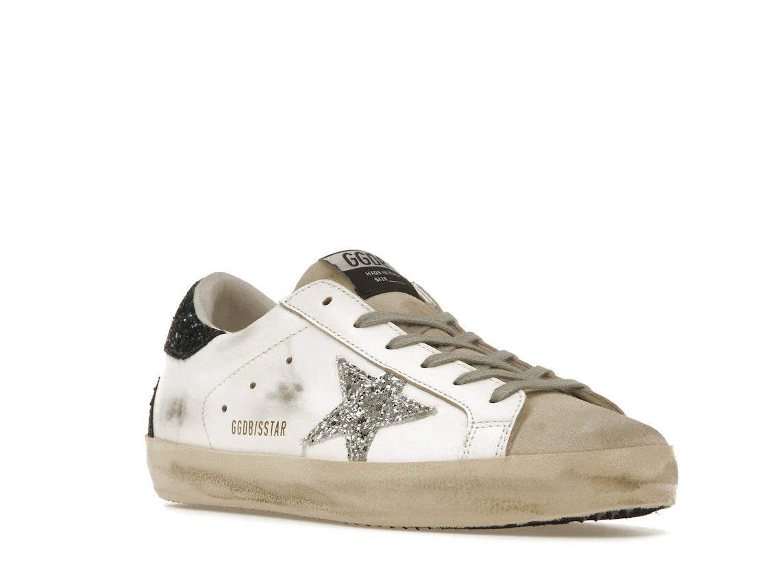 Golden Goose Super-Star White Blue Glitter (Women's) - vue secondaire A