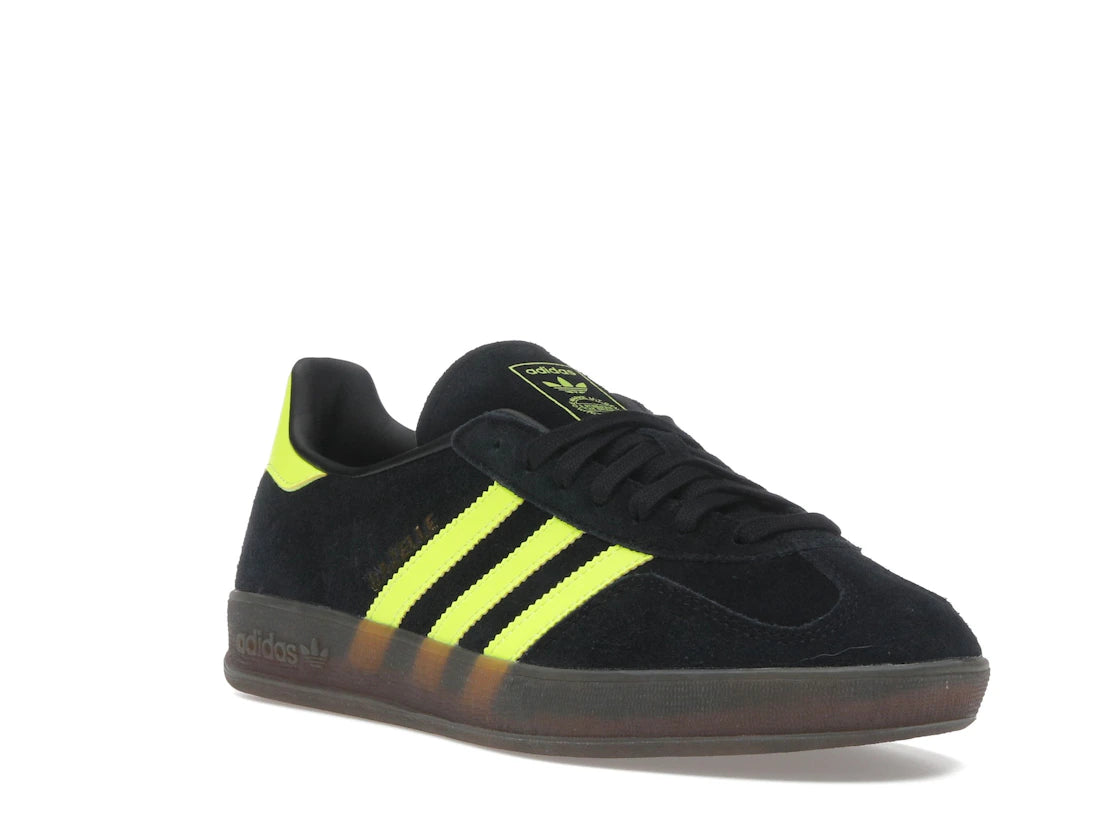 adidas Gazelle Indoor Core Black Solar Yellow Cloud White - vue secondaire A