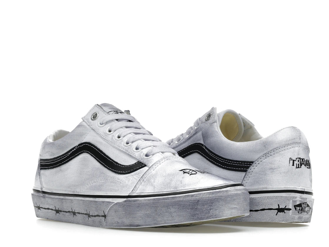 Vans Old Skool Travis Barker Dues Paid White - vue secondaire A