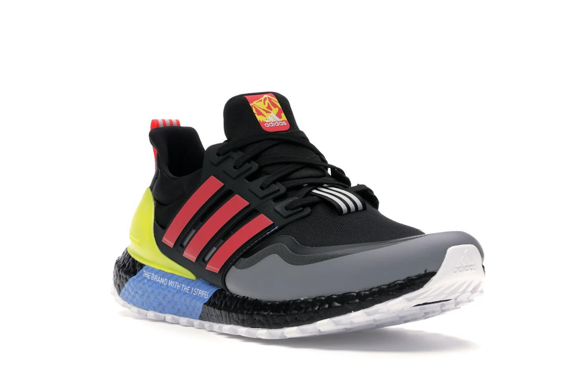 adidas Ultra Boost All Terrain Shock Red Yellow - vue secondaire A