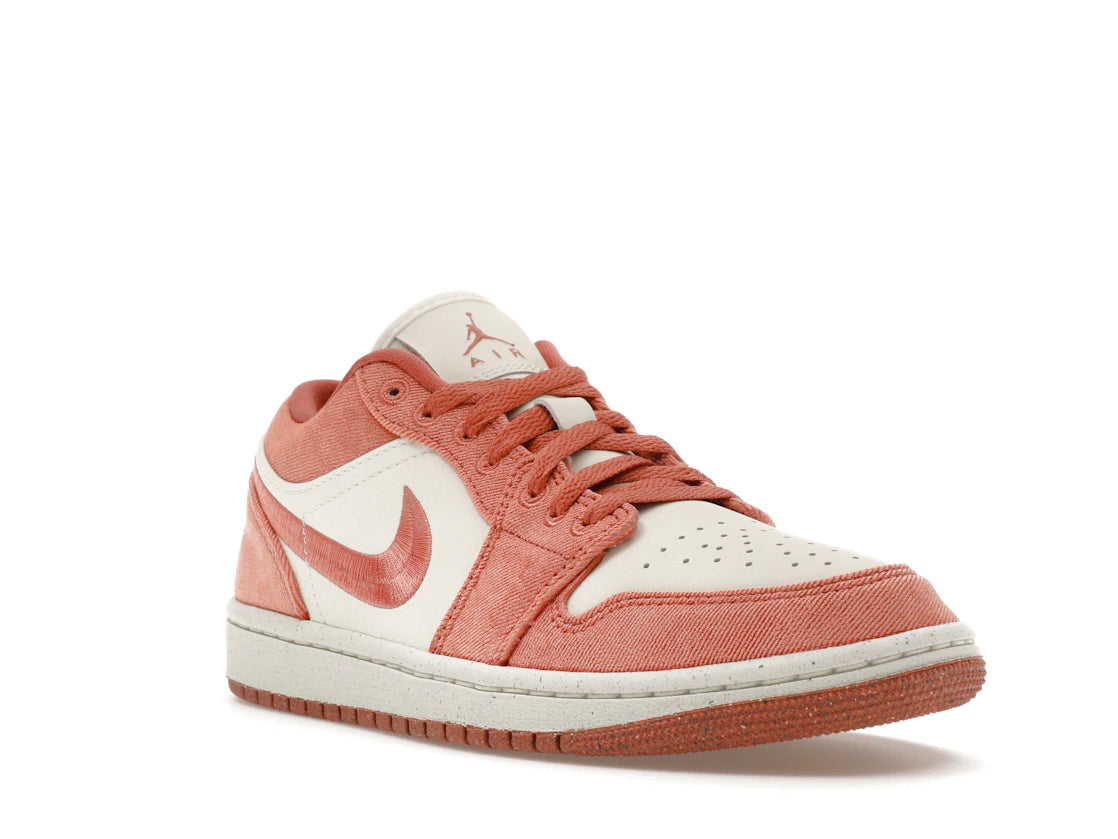 Jordan 1 Low SE Canvas Sky J Orange (Women's) - vue secondaire A