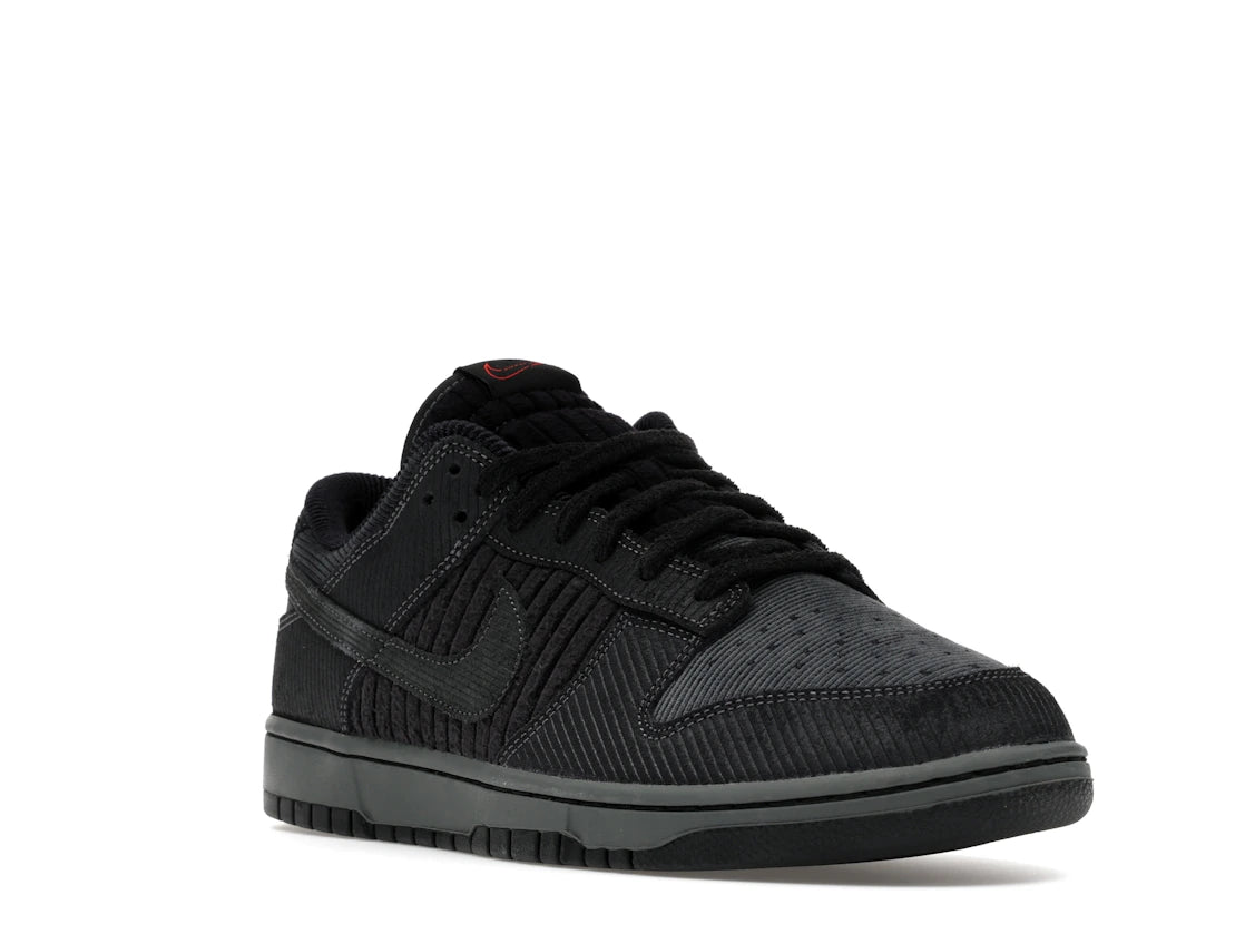Nike Dunk Low Retro Premium Black Corduroy - vue secondaire A