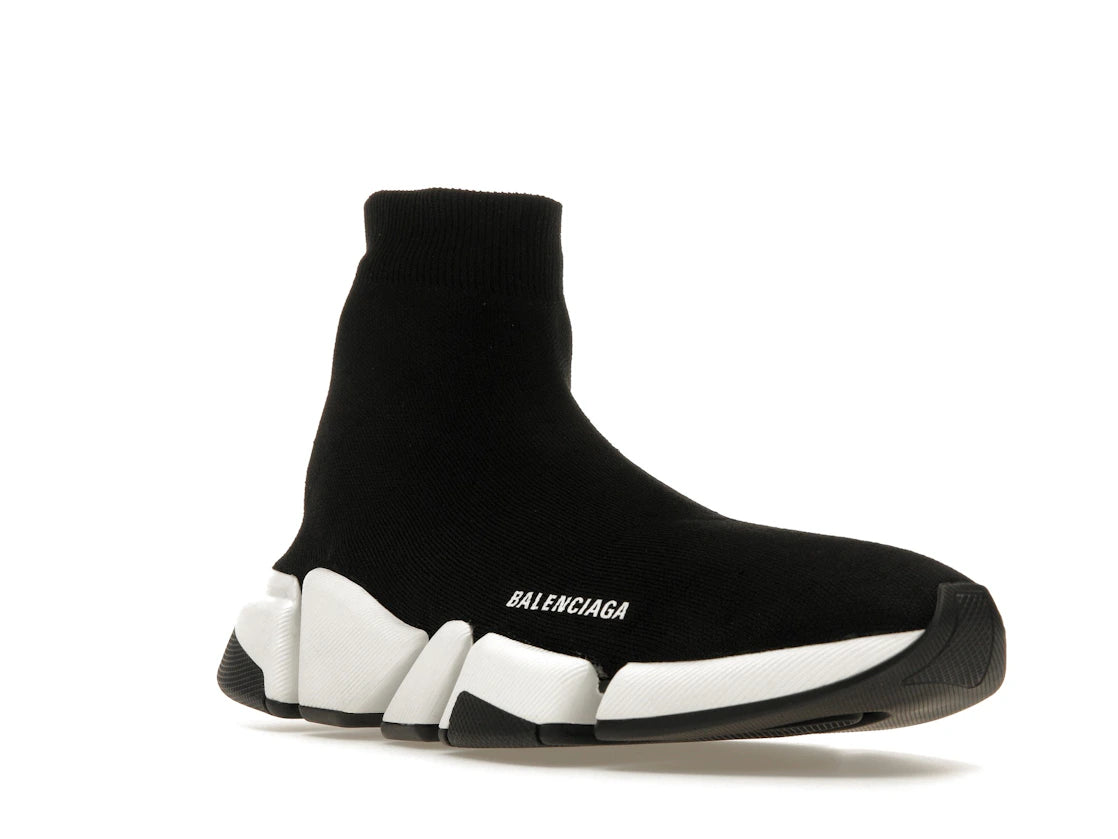 Balenciaga Speed 2.0 Black White - vue secondaire A