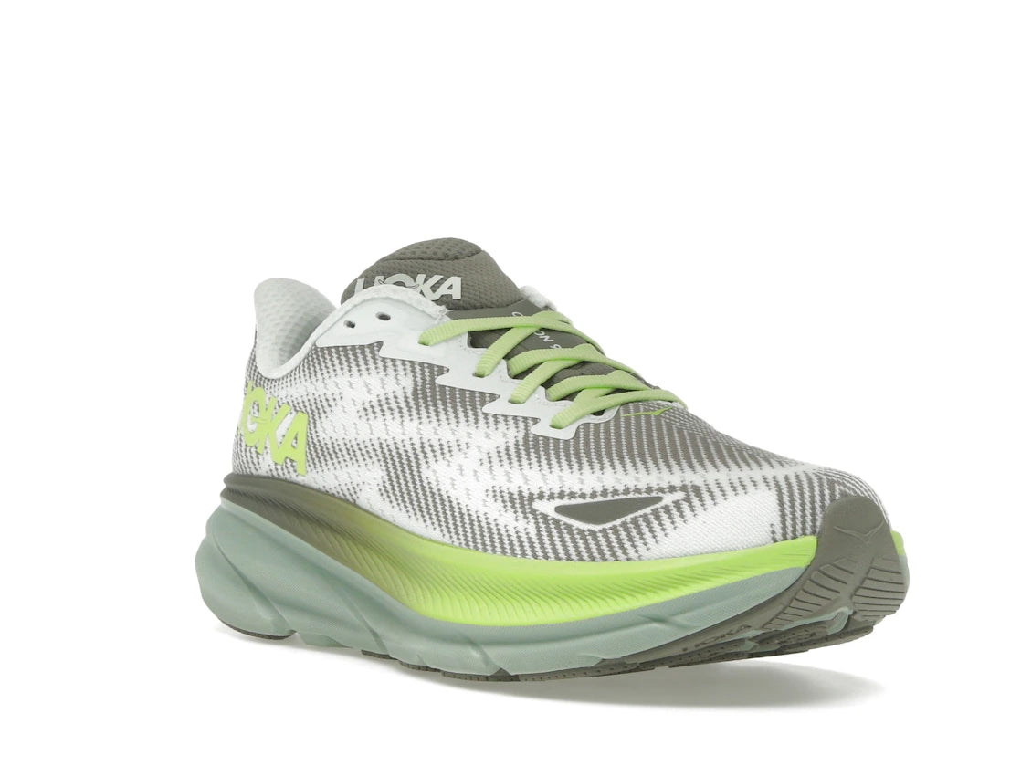 Hoka One One Clifton 9 Gore-Tex Slate Aloe Vera - vue secondaire A
