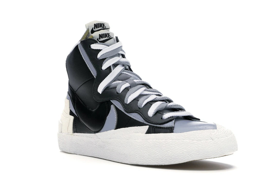Nike Blazer Mid sacai Black Grey - vue secondaire A