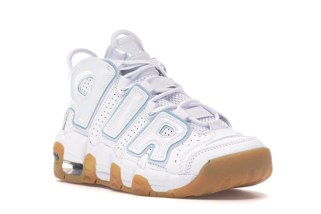 Nike Air More Uptempo White Aqua Gum (GS) - vue secondaire A