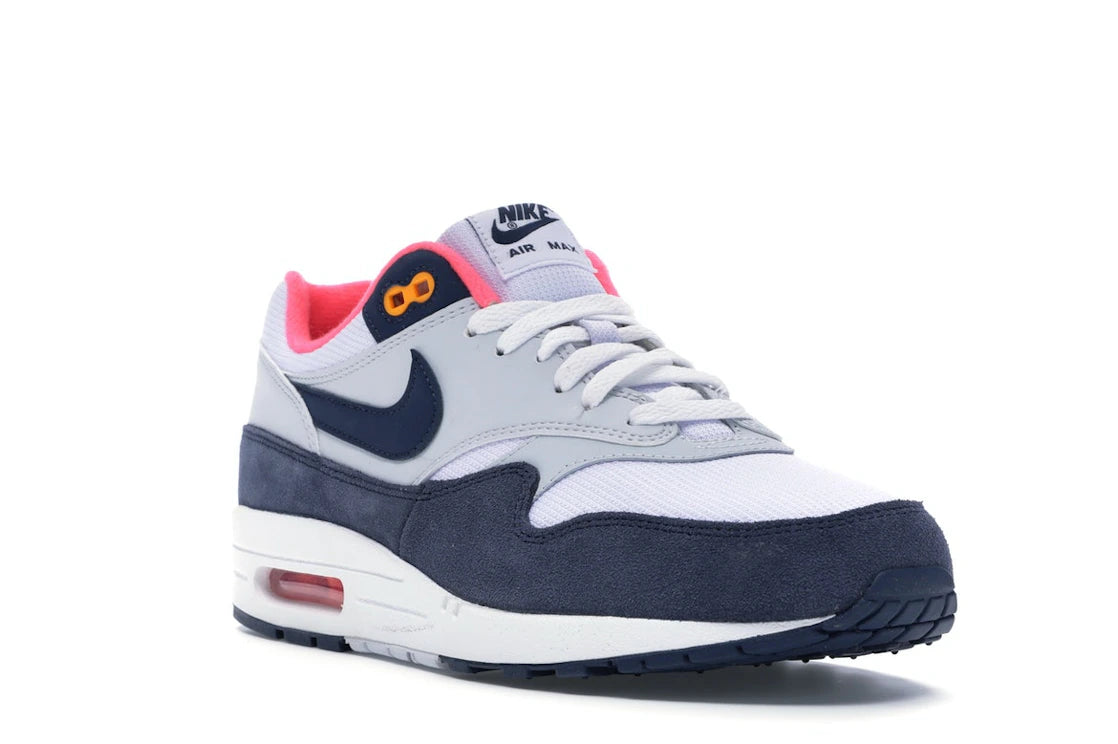 Nike Air Max 1 Pure Platinum Midnight Navy Racer Pink (Women's) - vue secondaire A
