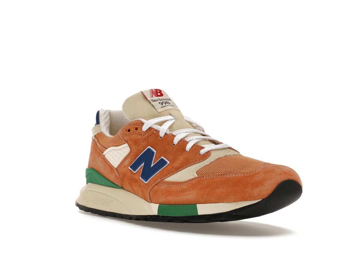 New Balance 998 MiUSA Teddy Santis Orange Royal - vue secondaire A