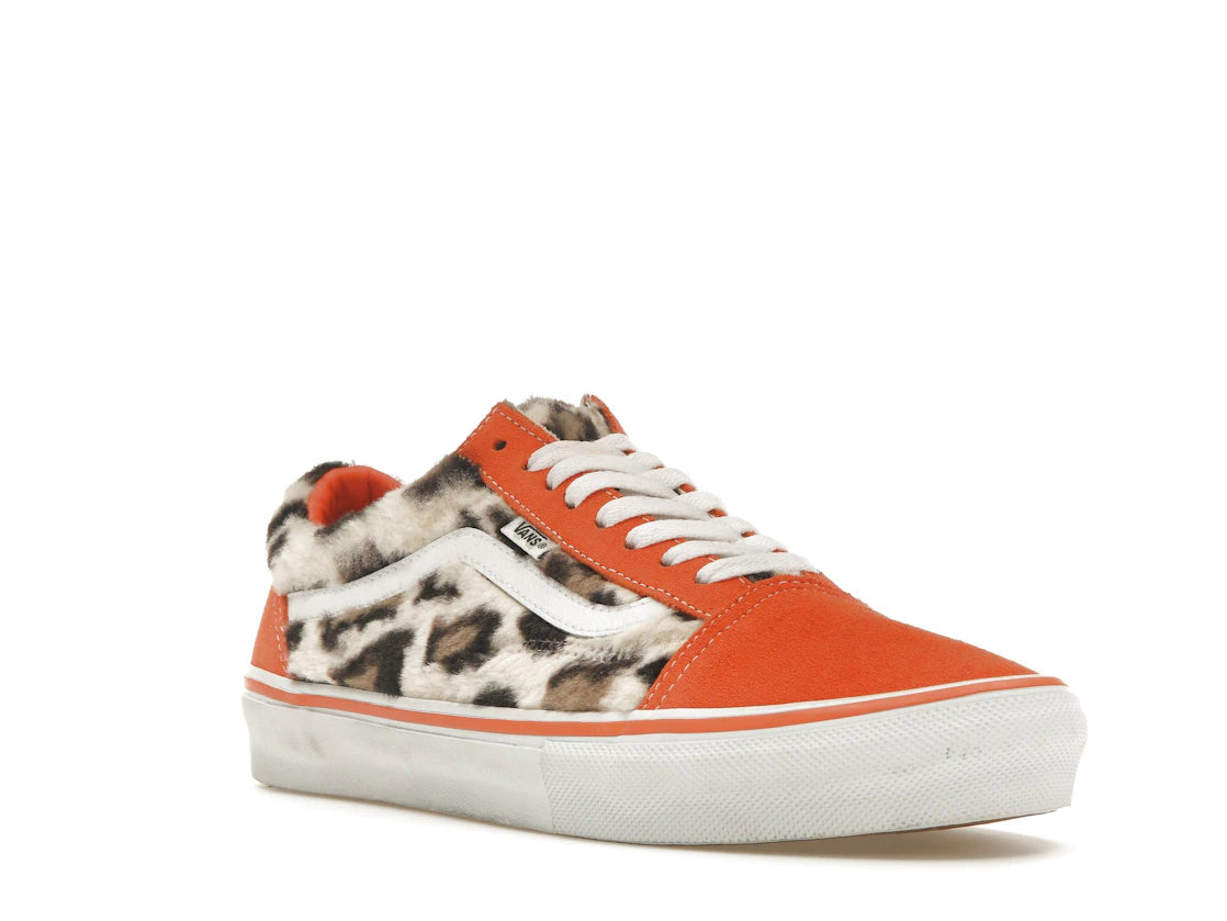 Vans Old Skool Supreme Leopard Orange - vue secondaire A