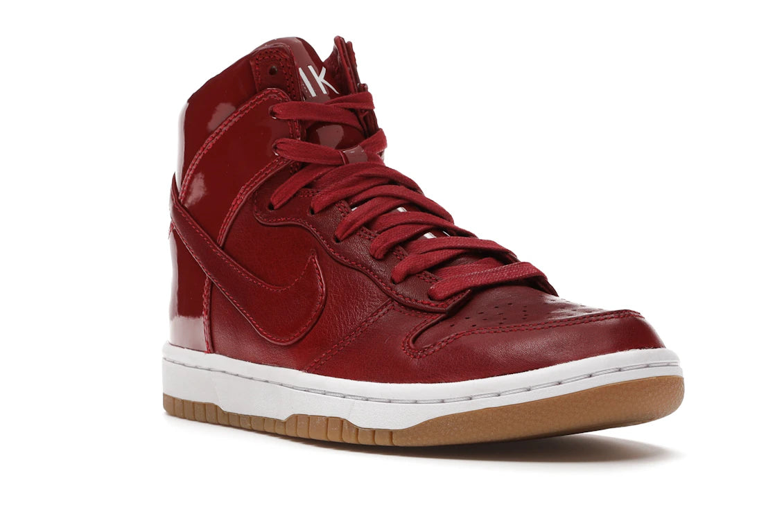 Nike Dunk High Lux Gym Red - vue secondaire A