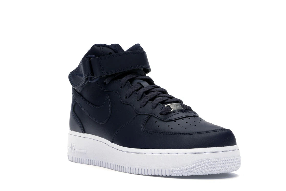 Nike Air Force 1 Mid '07 Obsidian White - vue secondaire A