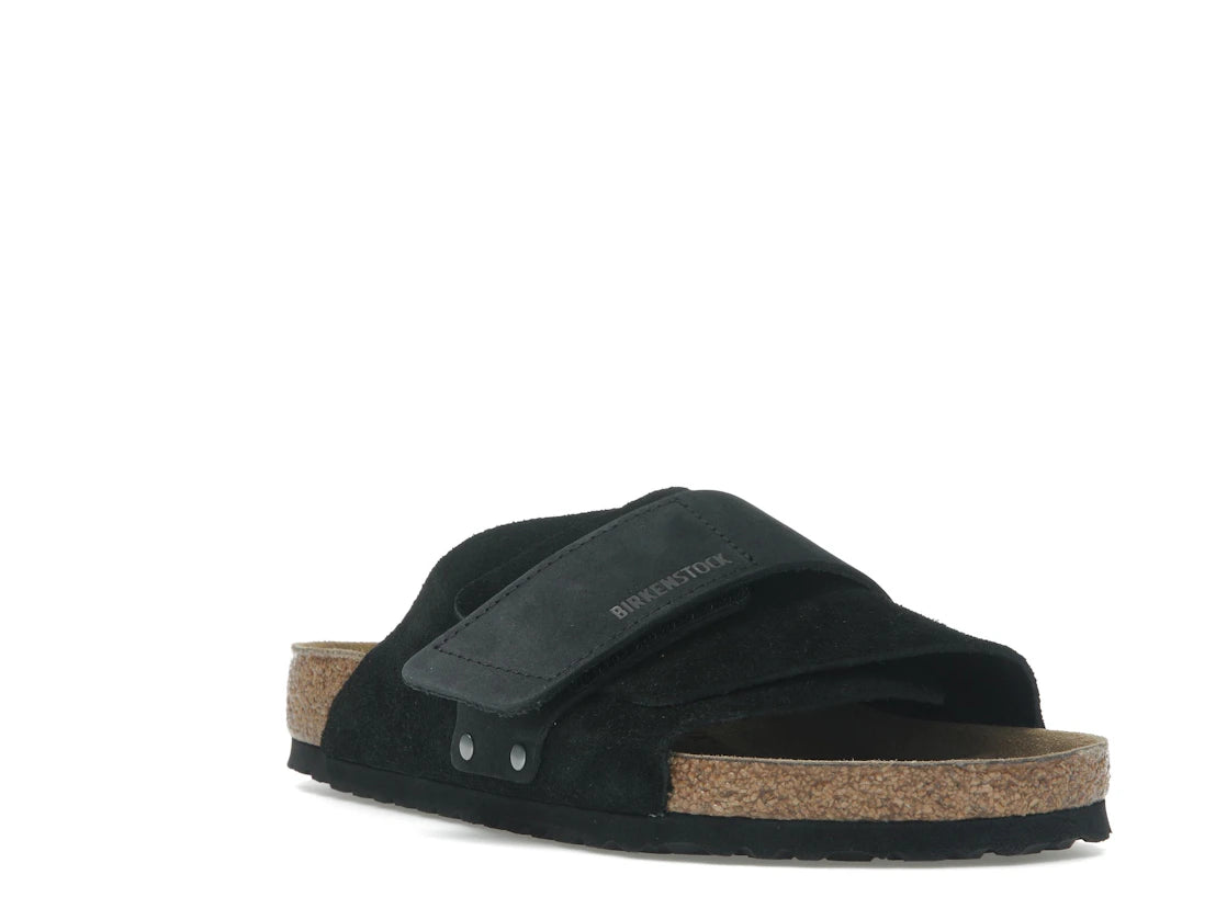 Birkenstock Kyoto Nubuck Suede Black - vue secondaire A