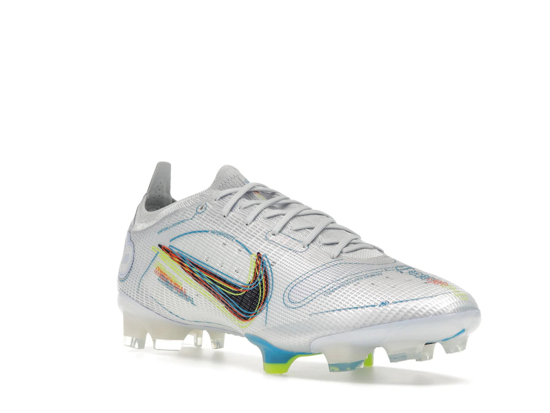 Nike Vapor 14 Elite FG Football Grey Light Marine - vue secondaire A