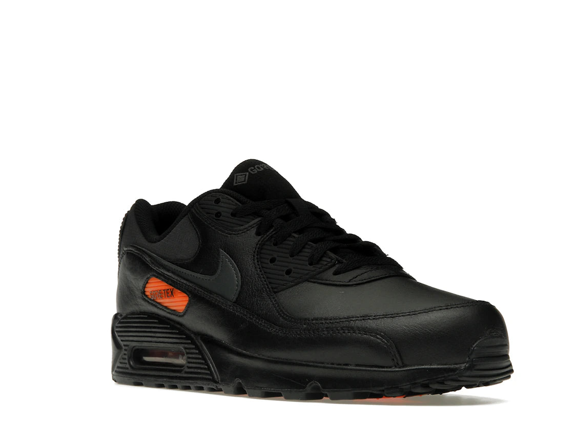 Nike Air Max 90 Gore-Tex Black Anthracite Safety Orange - vue secondaire A