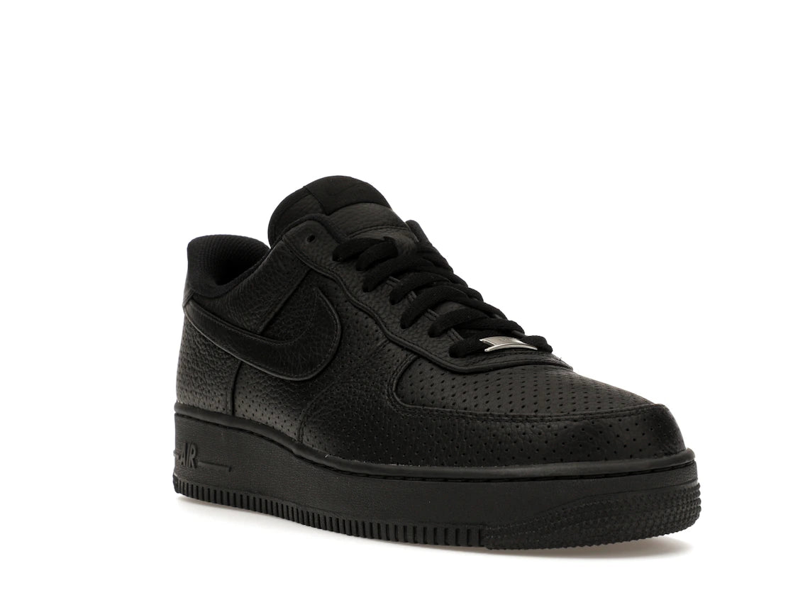 Nike Air Force 1 Low SP Triple Black Perforated - vue secondaire A