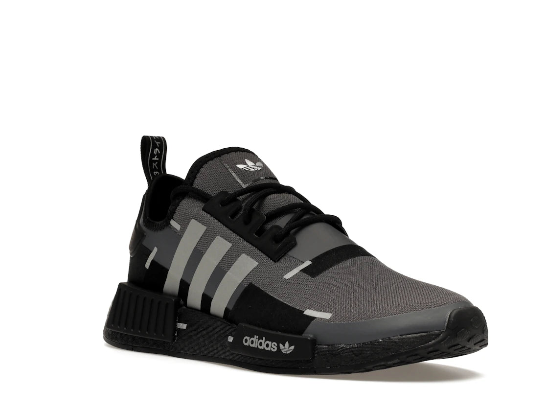 adidas NMD R1 Black Carbon Metallic - vue secondaire A