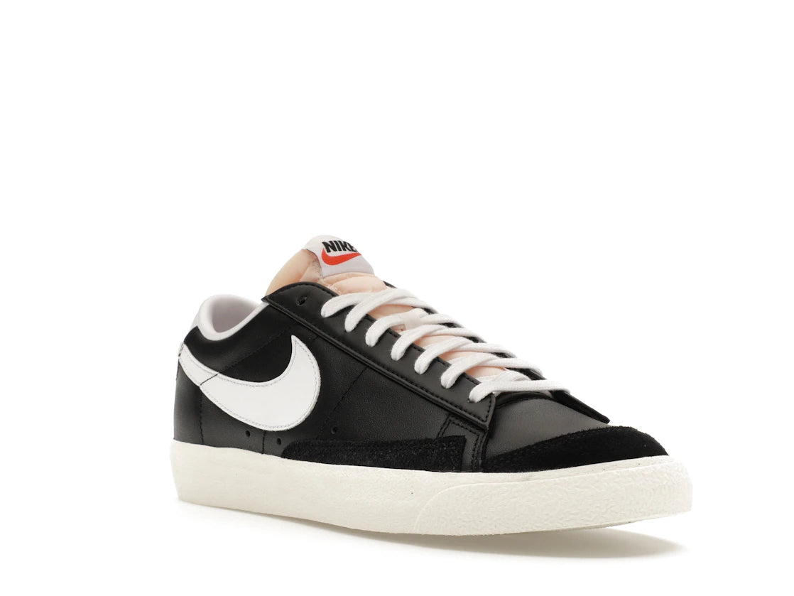 Nike Blazer Low 77 Black White - vue secondaire A