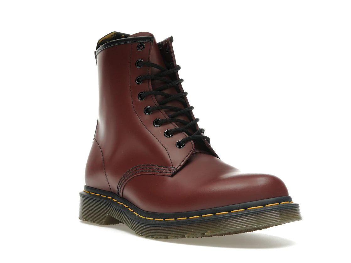 Dr. Martens 1460 Cherry Red Smooth Leather - vue secondaire A
