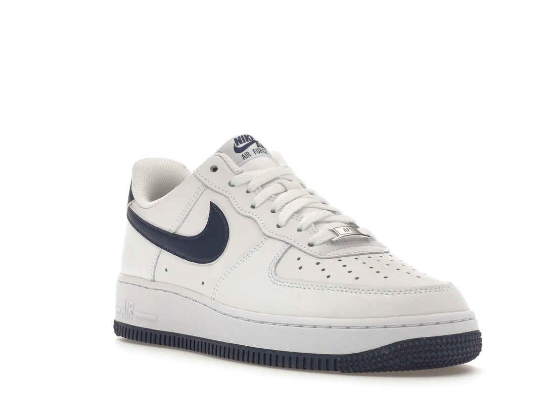 Nike Air Force 1 '07 White Midnight Navy (2024) - vue secondaire A