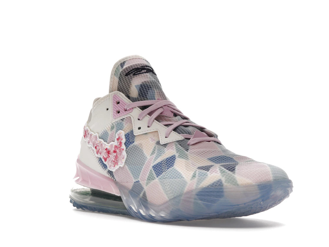 Nike LeBron 18 Low atmos Cherry Blossom - vue secondaire A