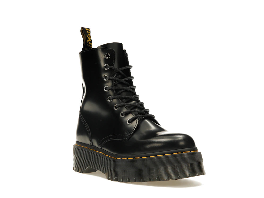 Dr. Martens Jadon Platform Boots Black Smooth Leather - vue secondaire A