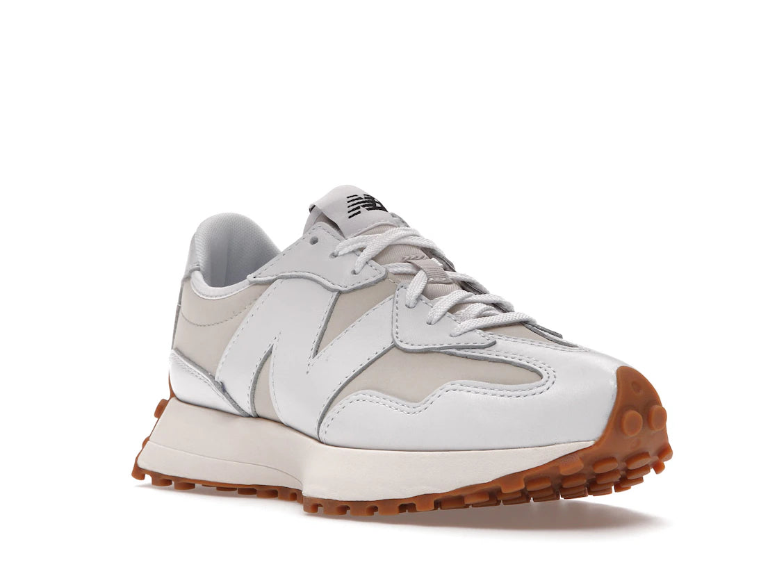 New Balance 327 White Moonbeam Gum (Women's) - vue secondaire A