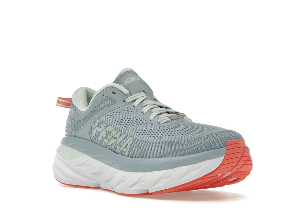 Hoka One One Bondi 7 Blue Fog (Women's) - vue secondaire A