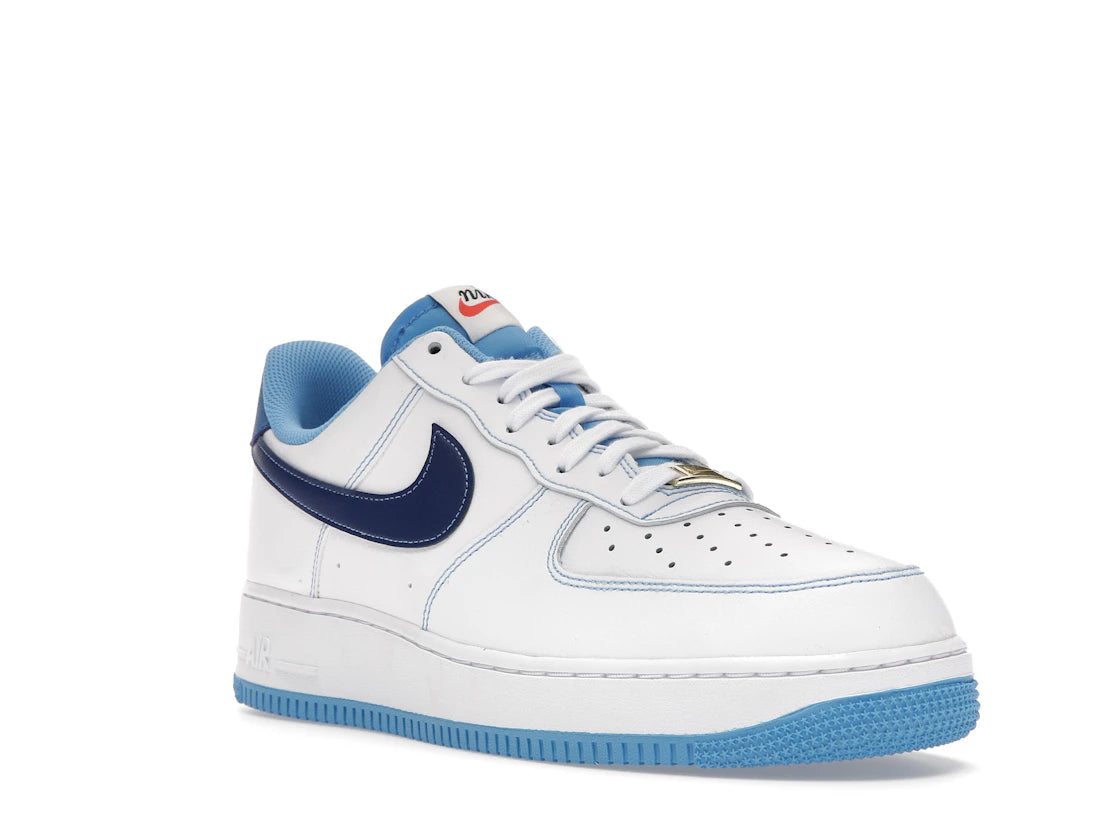 Nike Air Force 1 Low First Use White University Blue - vue secondaire A