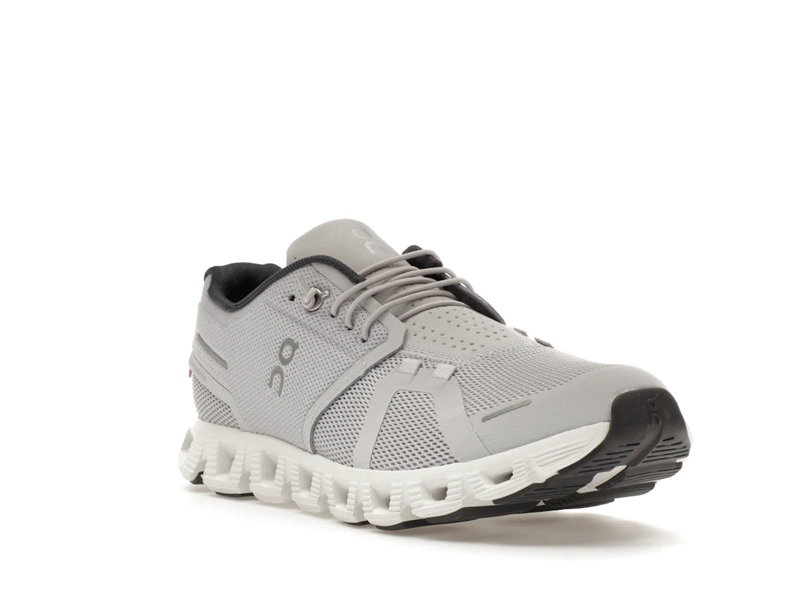 On Running Cloud 5 Glacier Grey White - vue secondaire A