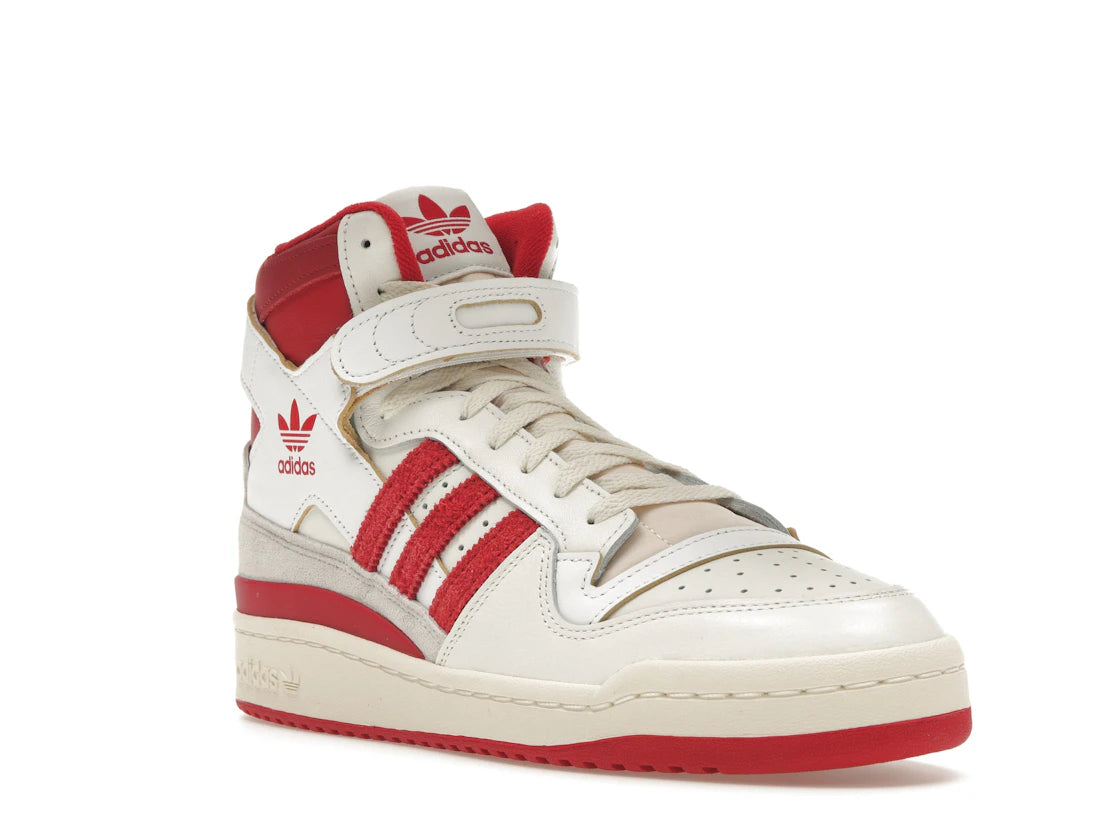 adidas Forum 84 Hi Cloud White Team Red - vue secondaire A