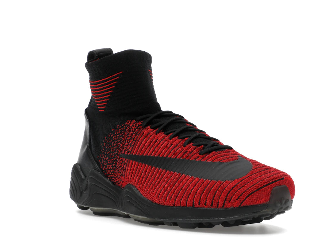 Nike Mercurial XI Flyknit University Red Black - vue secondaire A