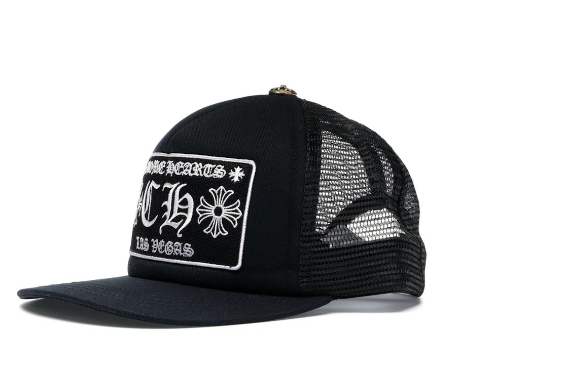 Chrome Hearts CH Las Vegas Trucker Hat Black/Black - vue secondaire A