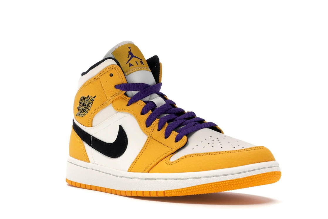 Jordan 1 Mid SE Lakers - vue secondaire A