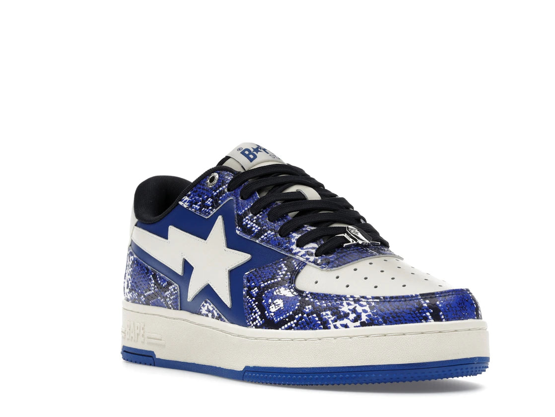 A Bathing Ape Bape Sta SSENSE Exclusive Blue Snakeskin - vue secondaire A