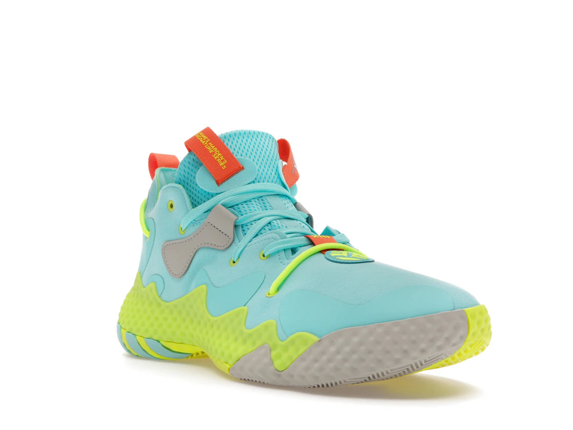 adidas Harden Vol. 6 Pulse Aqua Solar Yellow - vue secondaire A