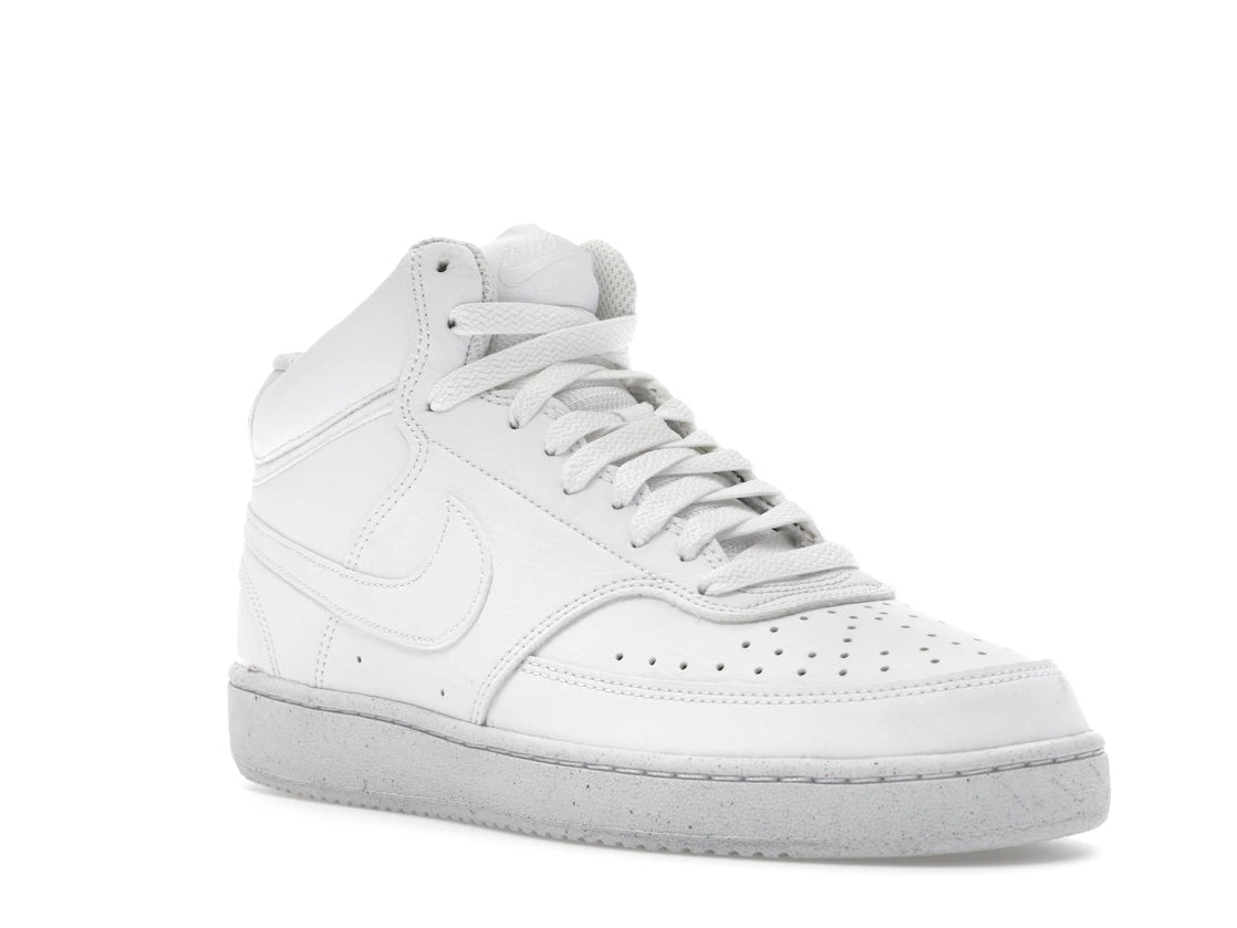 Nike Court Vision Mid Next Nature Triple White - vue secondaire A