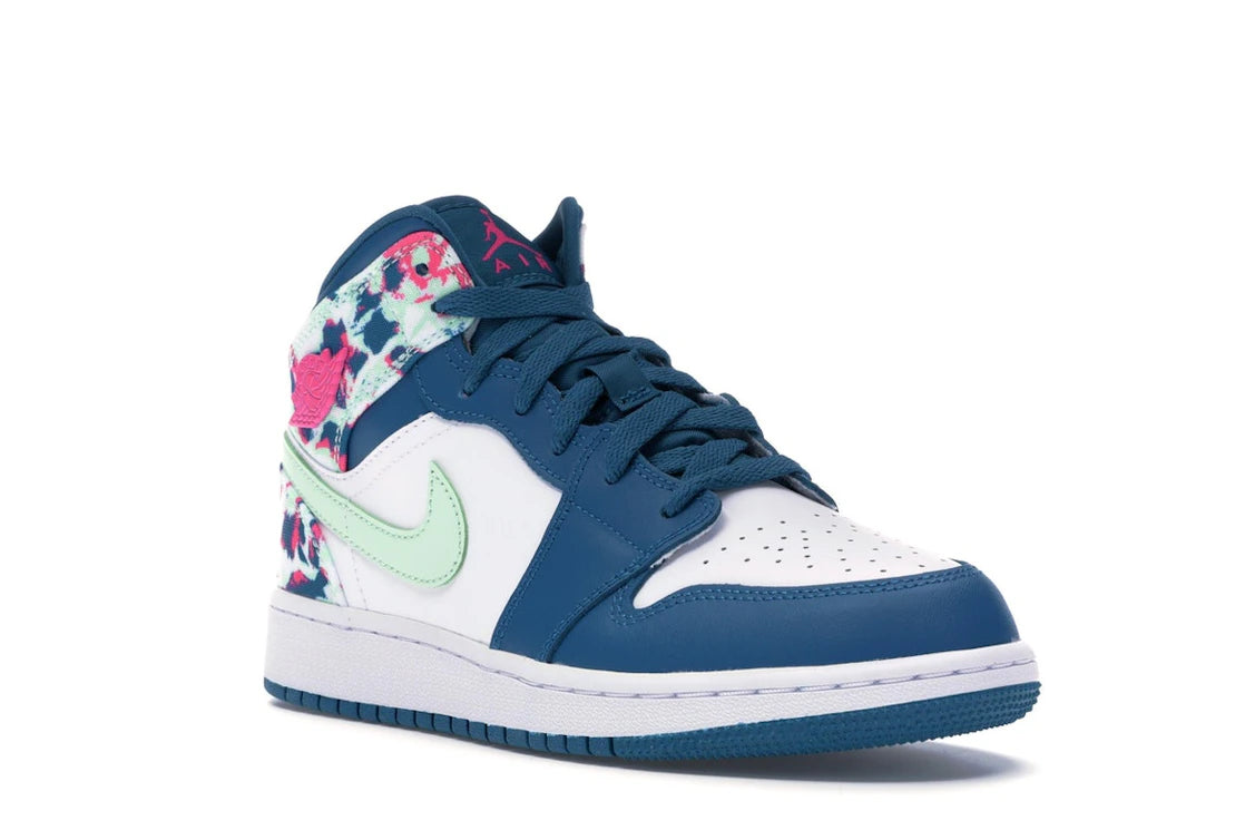 Jordan 1 Mid Paint Stroke (GS) - vue secondaire A