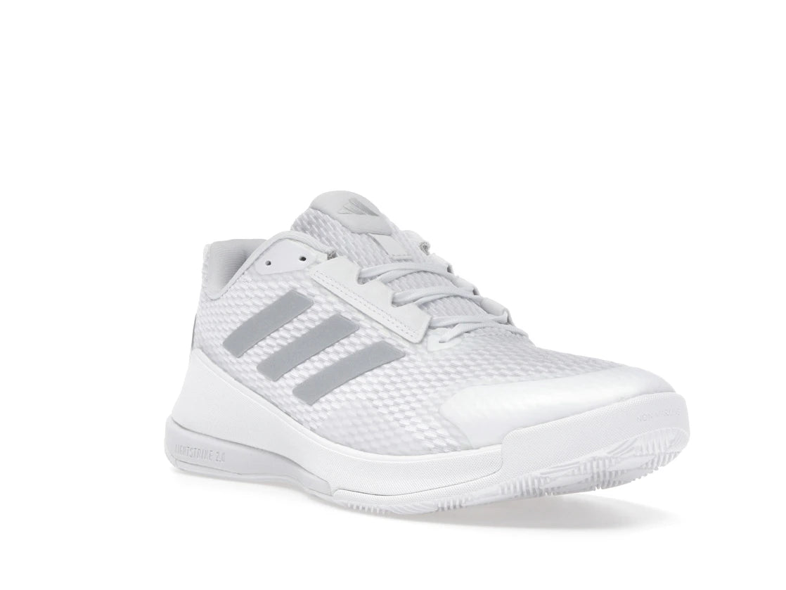 adidas Novaflight 2 Indoor Cloud White Silver Metallic (Women's) - vue secondaire A