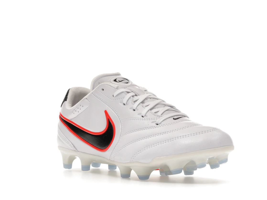 Nike Tiempo Ligera Pro FG White Bright Crimson Black - vue secondaire A