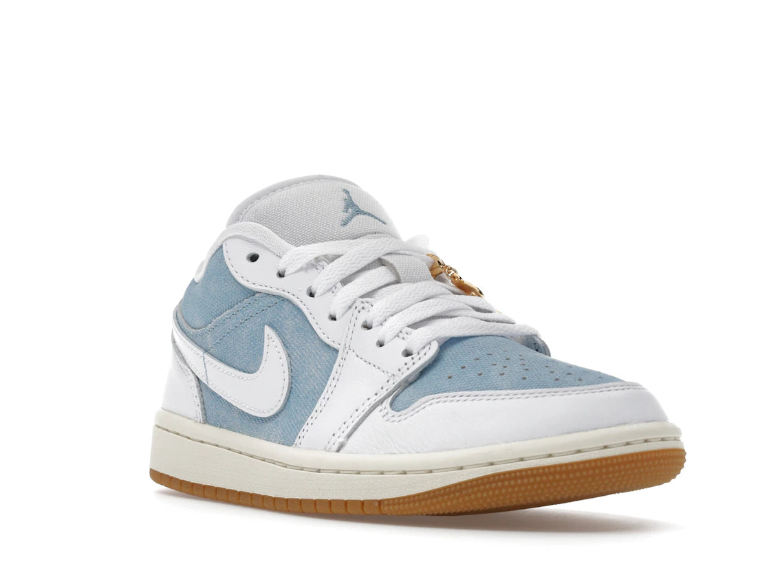 Jordan 1 Low SE Denim Worn Blue (Women's) - vue secondaire A