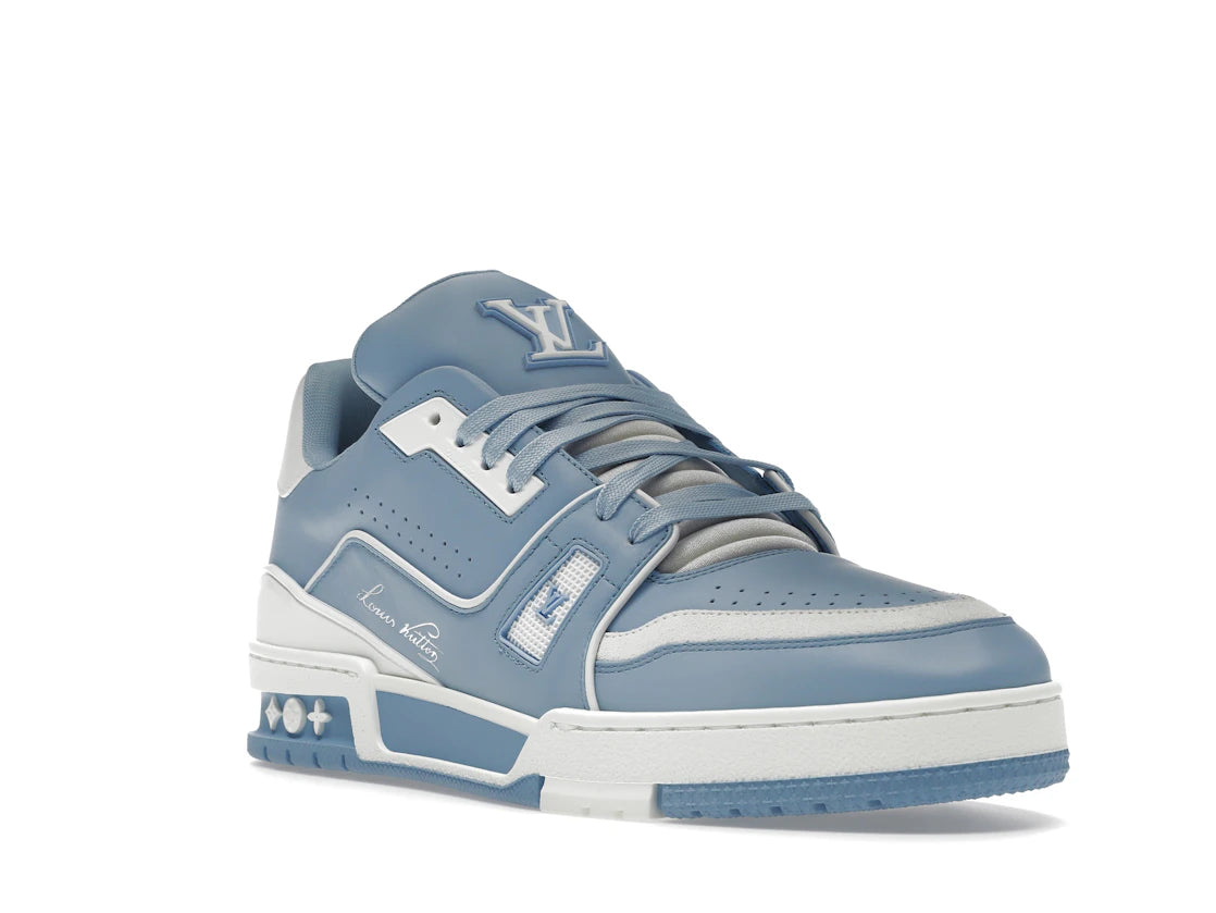 Louis Vuitton LV Trainer #54 Light Blue White - vue secondaire A